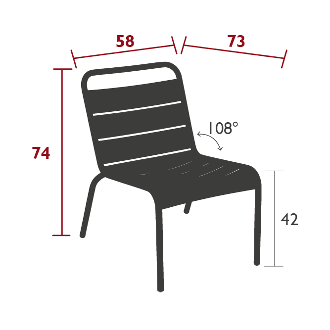Chaise Longue LUXEMBOURG